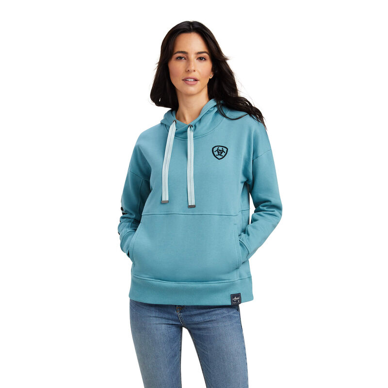 Ariat Hoodie Damen - Rabere Blau ( WUKXC-8627 )